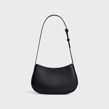 MEDIUM TILLY BAG IN SHINY CALFSKIN BLACK - Image 3