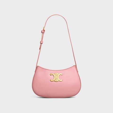 MEDIUM TILLY BAG IN SHINY CALFSKIN ROSE