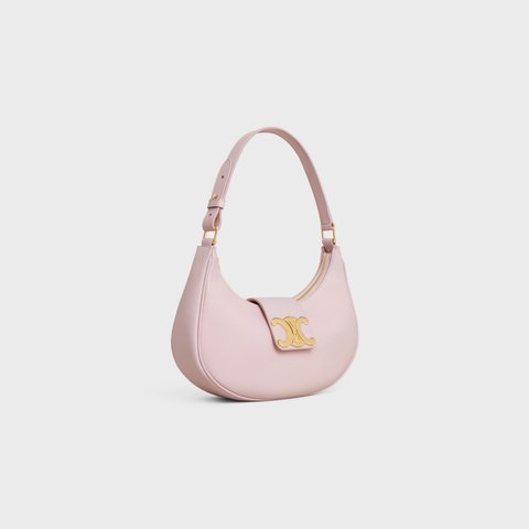 MEDIUM AVA TRIOMPHE BAG IN SMOOTH CALFSKIN PASTEL PINK - Image 2
