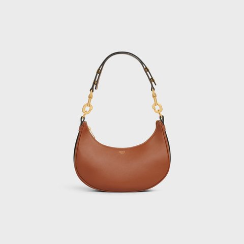 MEDIUM AVA STRAP BAG IN SMOOTH CALFSKIN TAN