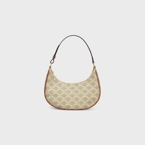 AVA BAG IN TRIOMPHE CANVAS AND CALFSKIN GREGE